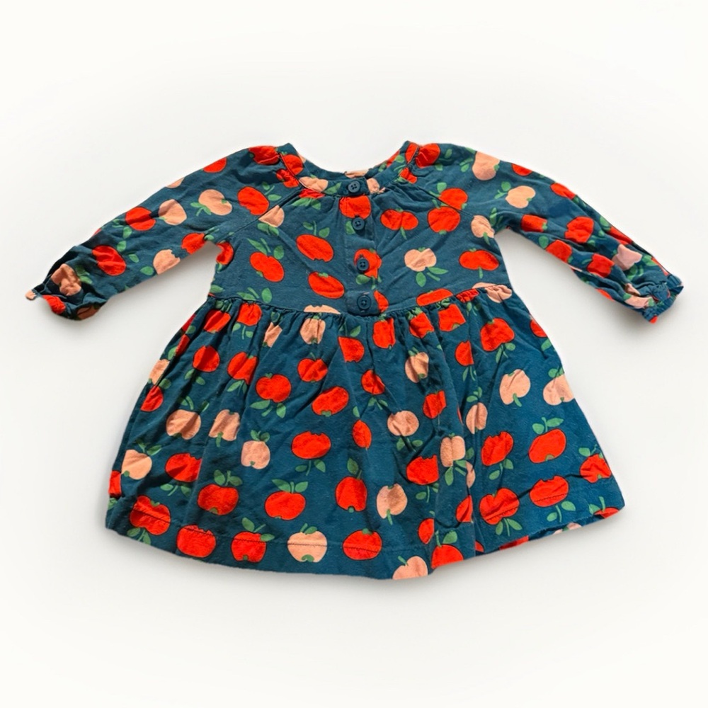 Hanna Andersson Baby Long Sleeve Woven Dress Apple Cottagecore Grandmacore
